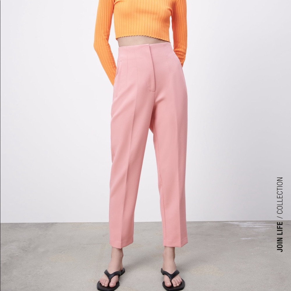 Zara high waist trousers